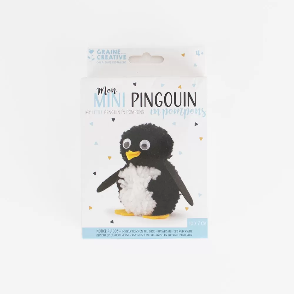 Graine Créative Kit Pompons Mini Pingouin