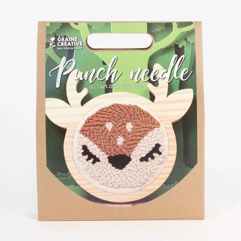 Graine Créative Kit Punch Needle Biche