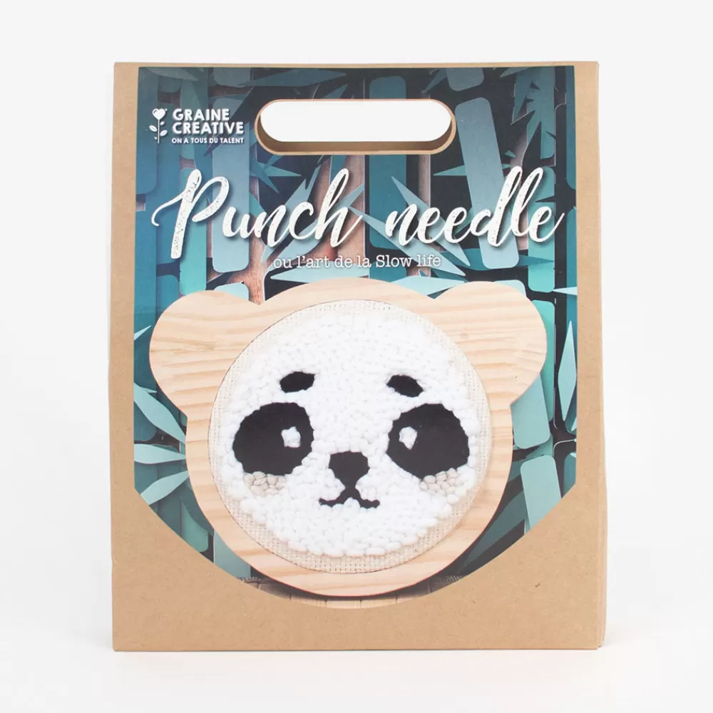 Graine Créative Kit Punch Needle Panda