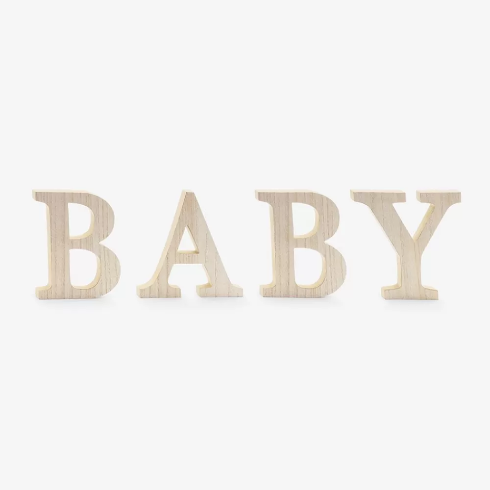 Party Deco Lettres Baby En Bois