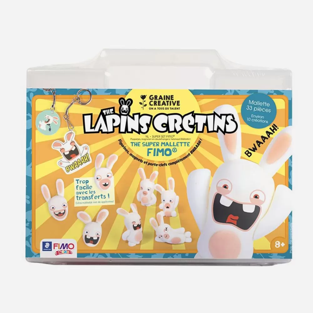 Graine Créative Mallette Fimo Lapins Cretins