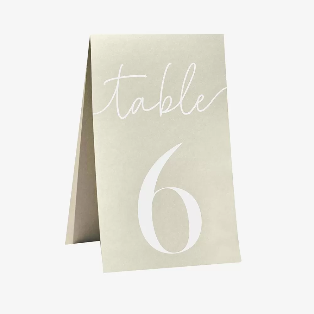 Ginger Ray Marque Table Sauge (12)