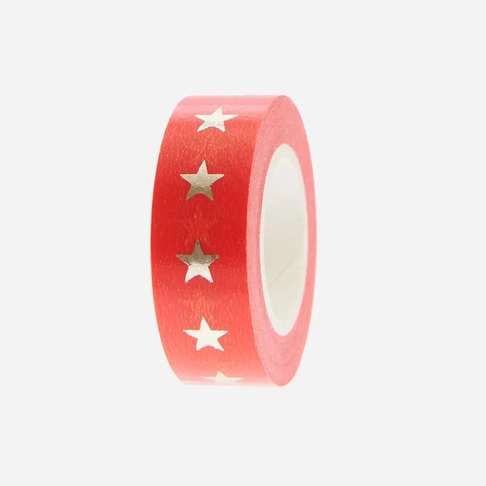 Rico Design Masking Tape Rouge Etoiles> Masking Tape