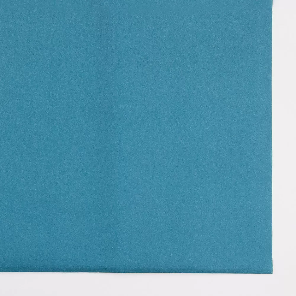 Françoise Paviot Nappe En Papier Bleu Canard