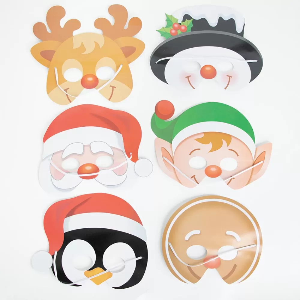 Playwrite Noel - 12 Masques Personnages De Noel> Accessoires