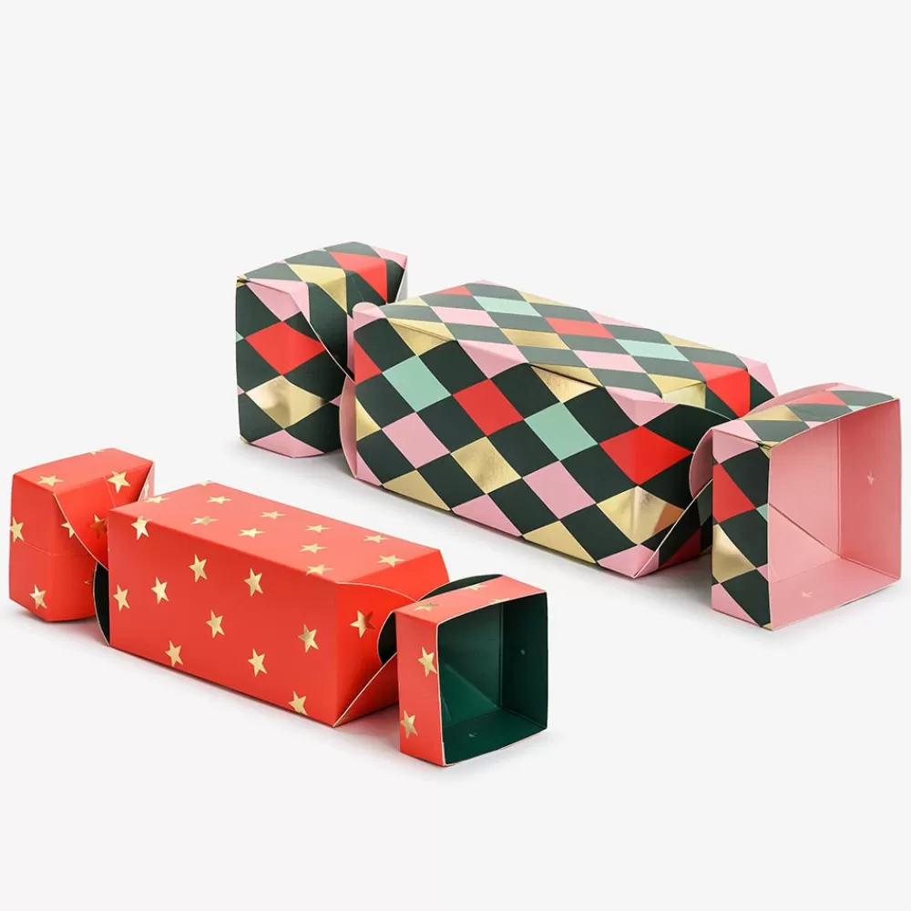 Party Deco Noel - 2 Boites Berlingots De Noel> Pochettes Cadeaux