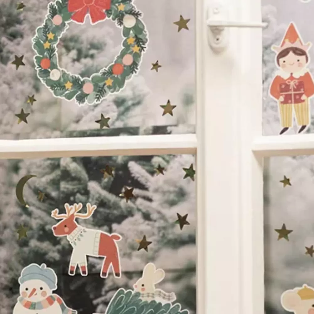 Party Deco Noel - Stickers Pour Fenetres> Stickers Et Gommettes