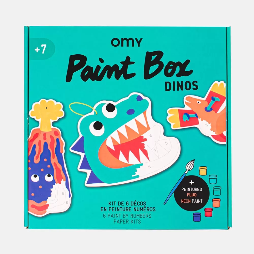 Omy Paint Box Dinos> Coloriages