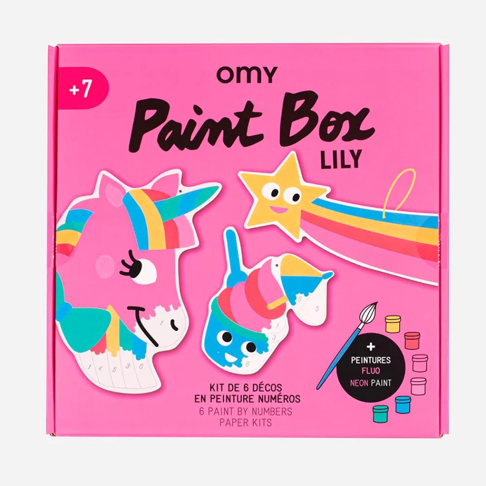 Omy Paint Box Lily Licorne> Coloriages