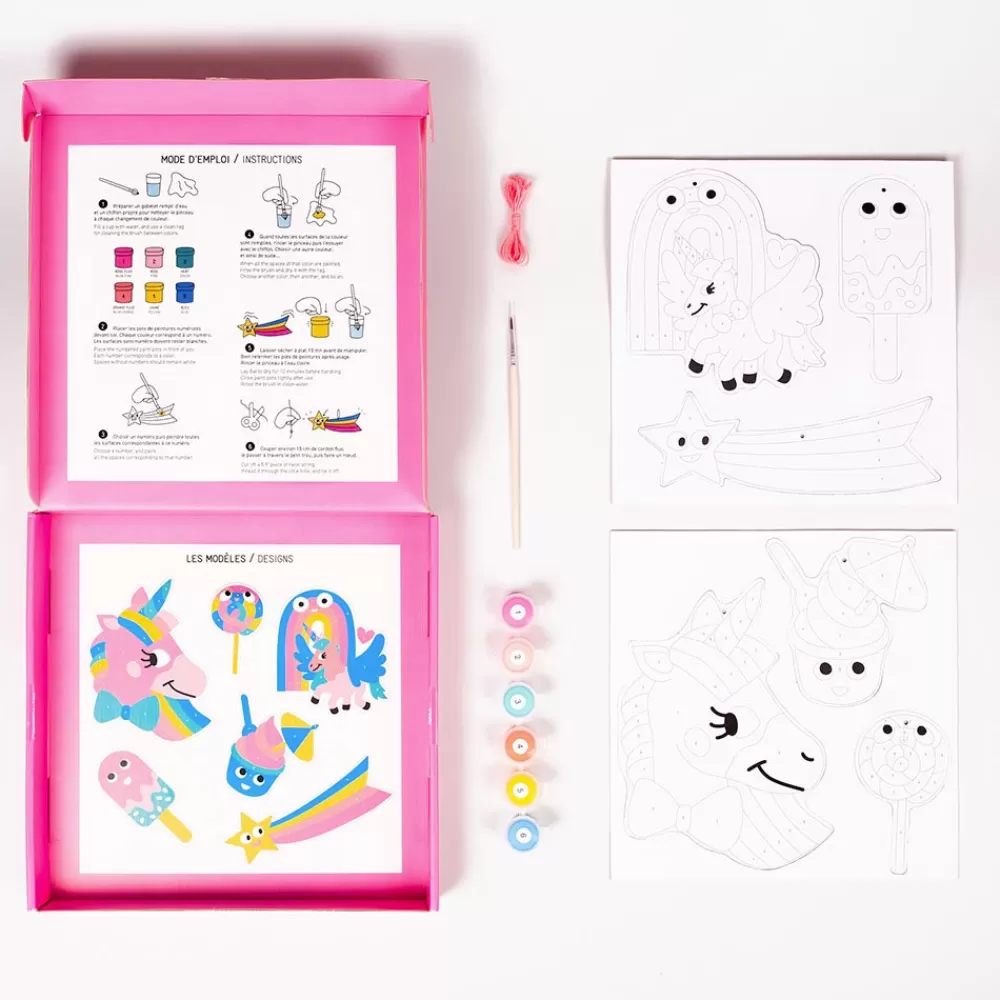 Omy Paint Box Lily Licorne> Coloriages