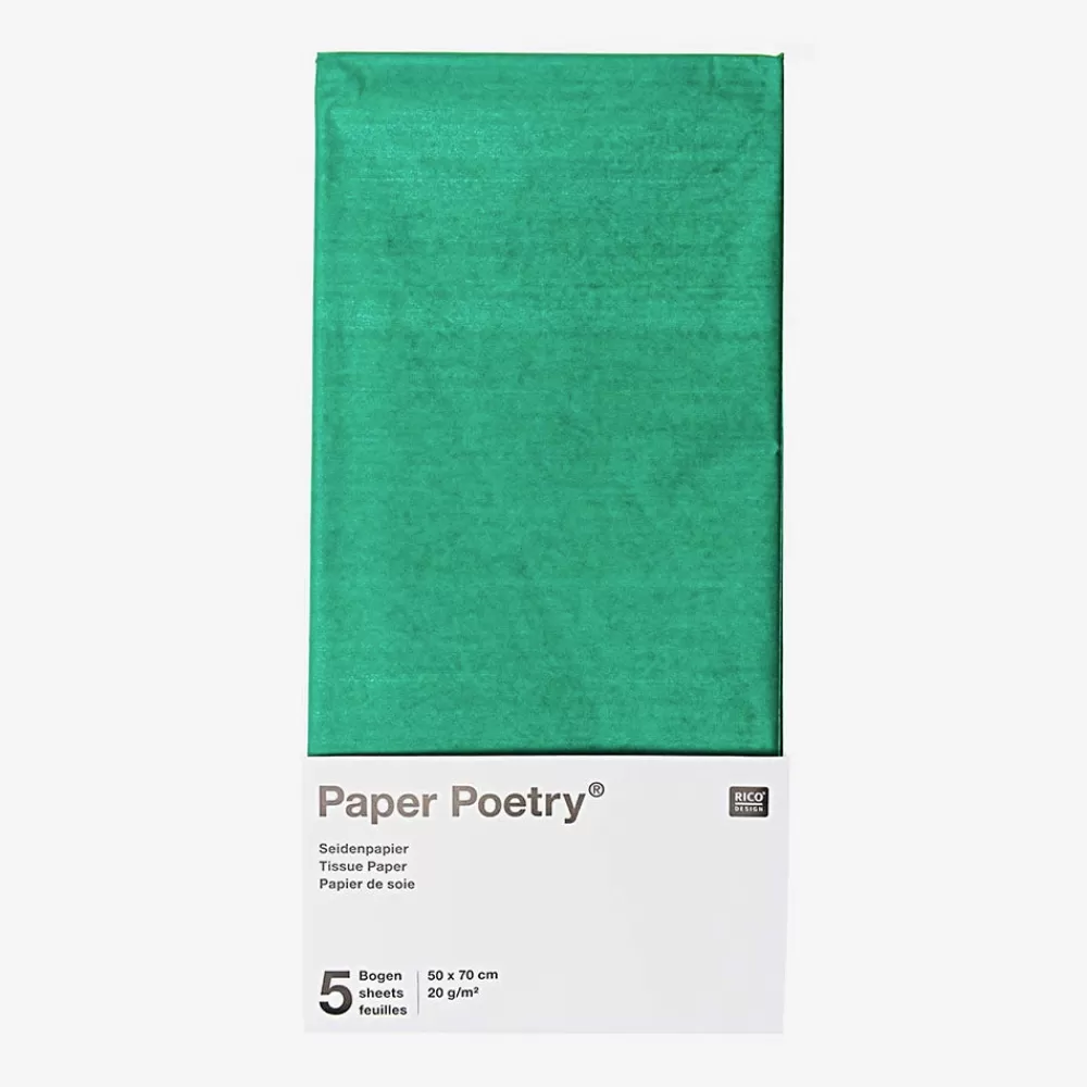 Rico Design Papier De Soie Vert> Papier Cadeau