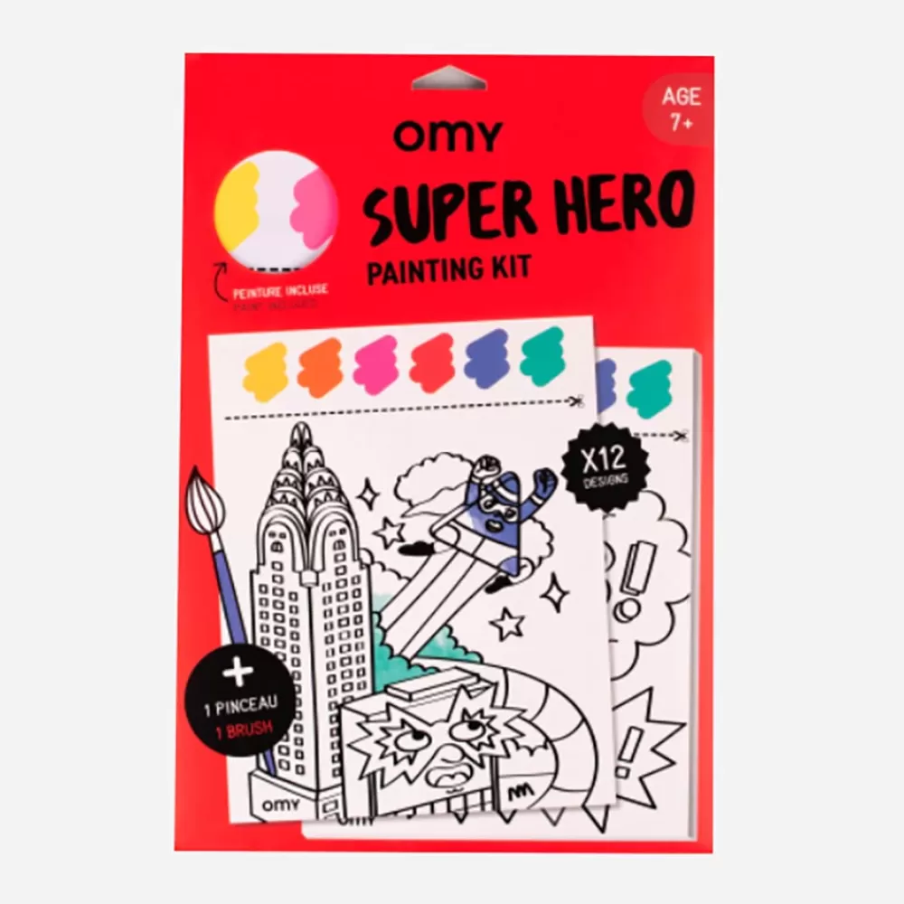 Omy Peinture Magique Super-Heros> Coloriages