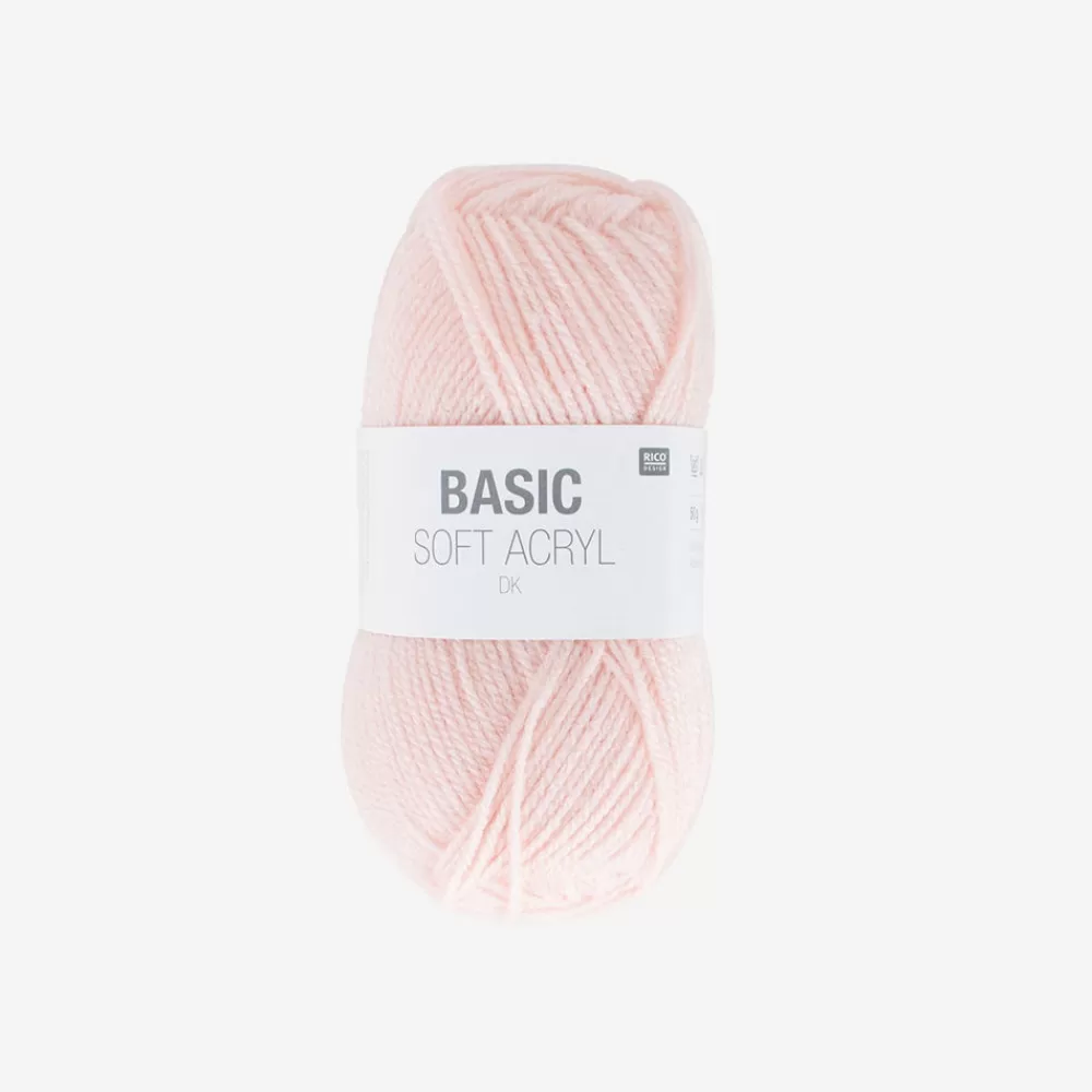 Rico Design Pelote De Laine Rose Poudre