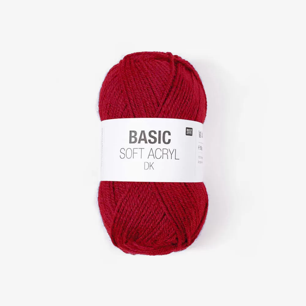 Rico Design Pelote De Laine Rouge