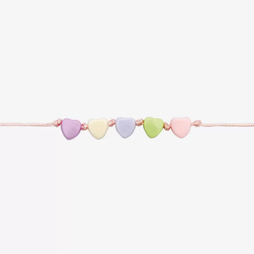 Rico Design Perles Coeurs Pastel