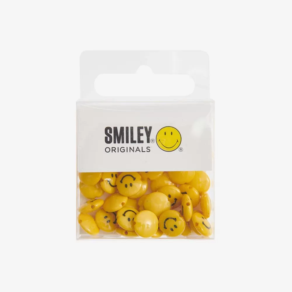 Rico Design Perles Smiley Jaune