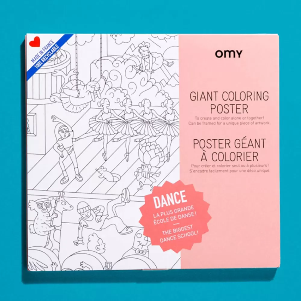 Omy Poster Geant Danse> Coloriages