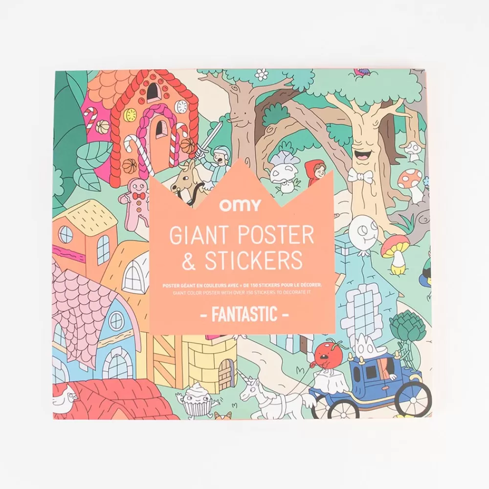 Omy Poster Geant Et Stickers Fantastic> Stickers Et Gommettes