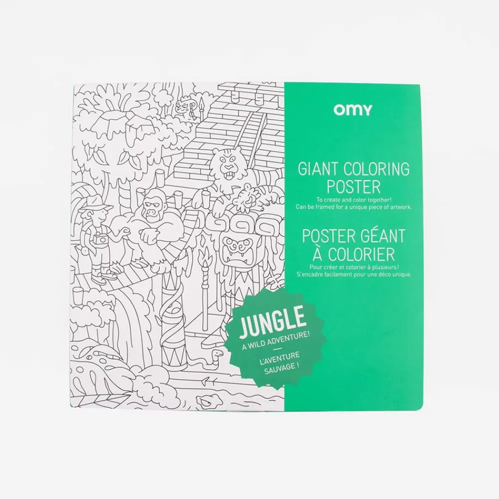 Omy Poster Geant Jungle> Coloriages