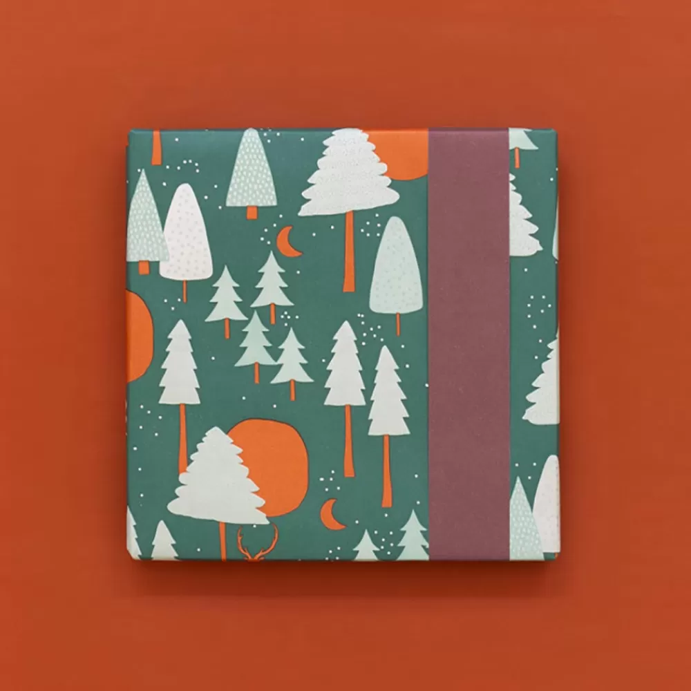 House of Products Rouleau De Papier Cadeau Foret De Noel> Papier Cadeau