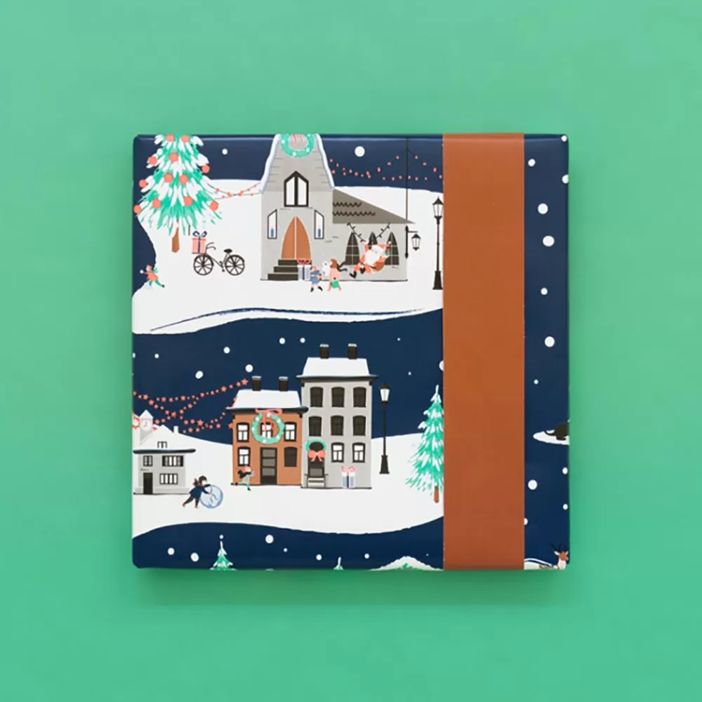 House of Products Rouleau De Papier Cadeau Village De Noel> Papier Cadeau