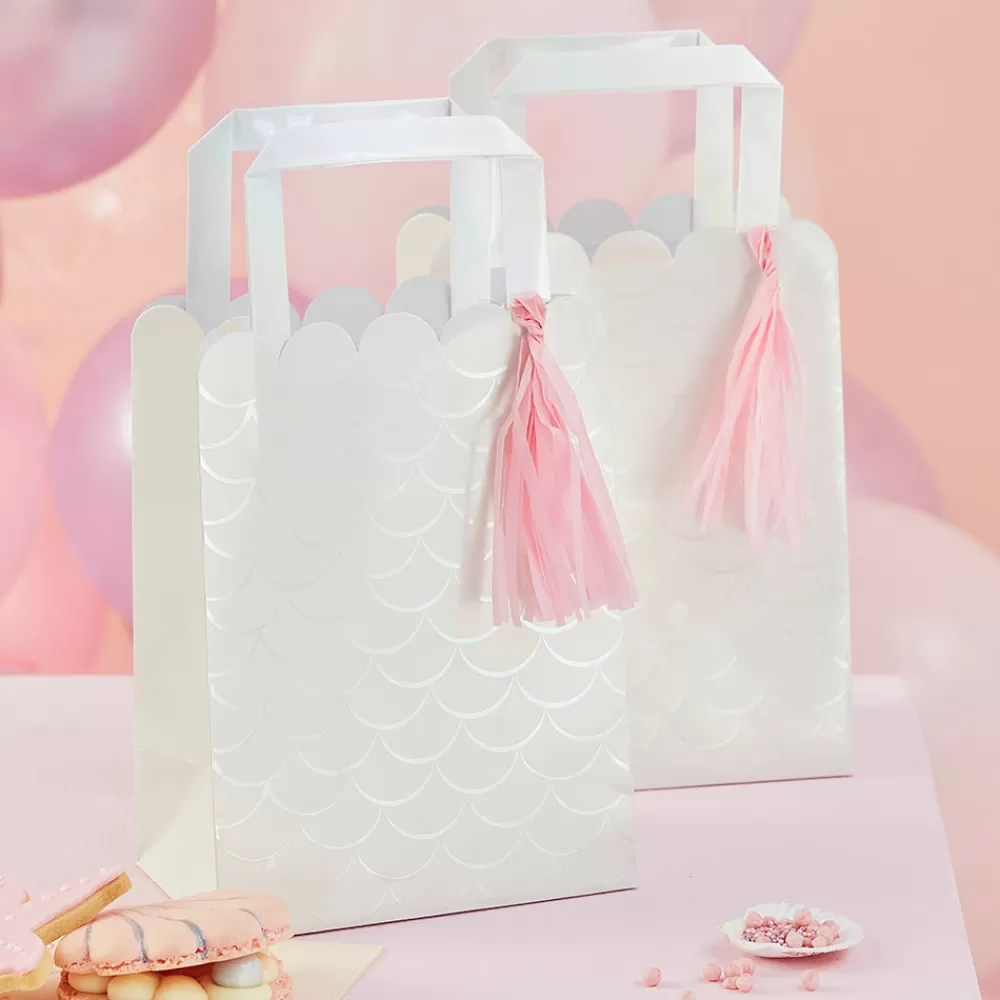 Ginger Ray Sacs Cadeaux Coquillage Rose> Pochettes Cadeaux