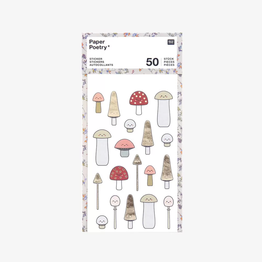 Rico Design Stickers Champignons Kawaii> Stickers Et Gommettes