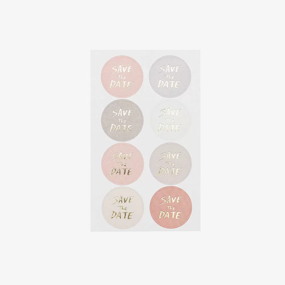 Rico Design Stickers Save The Date Poudre Et Gris> Stickers Et Gommettes