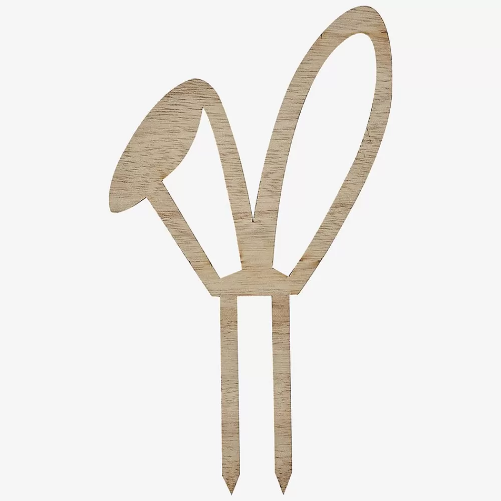 Ginger Ray Topper En Bois Oreille De Lapin De Paques