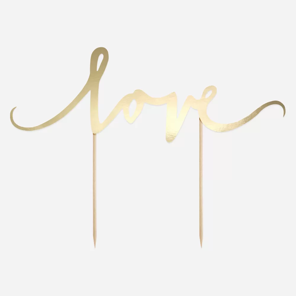 Party Deco Topper Love - Dore