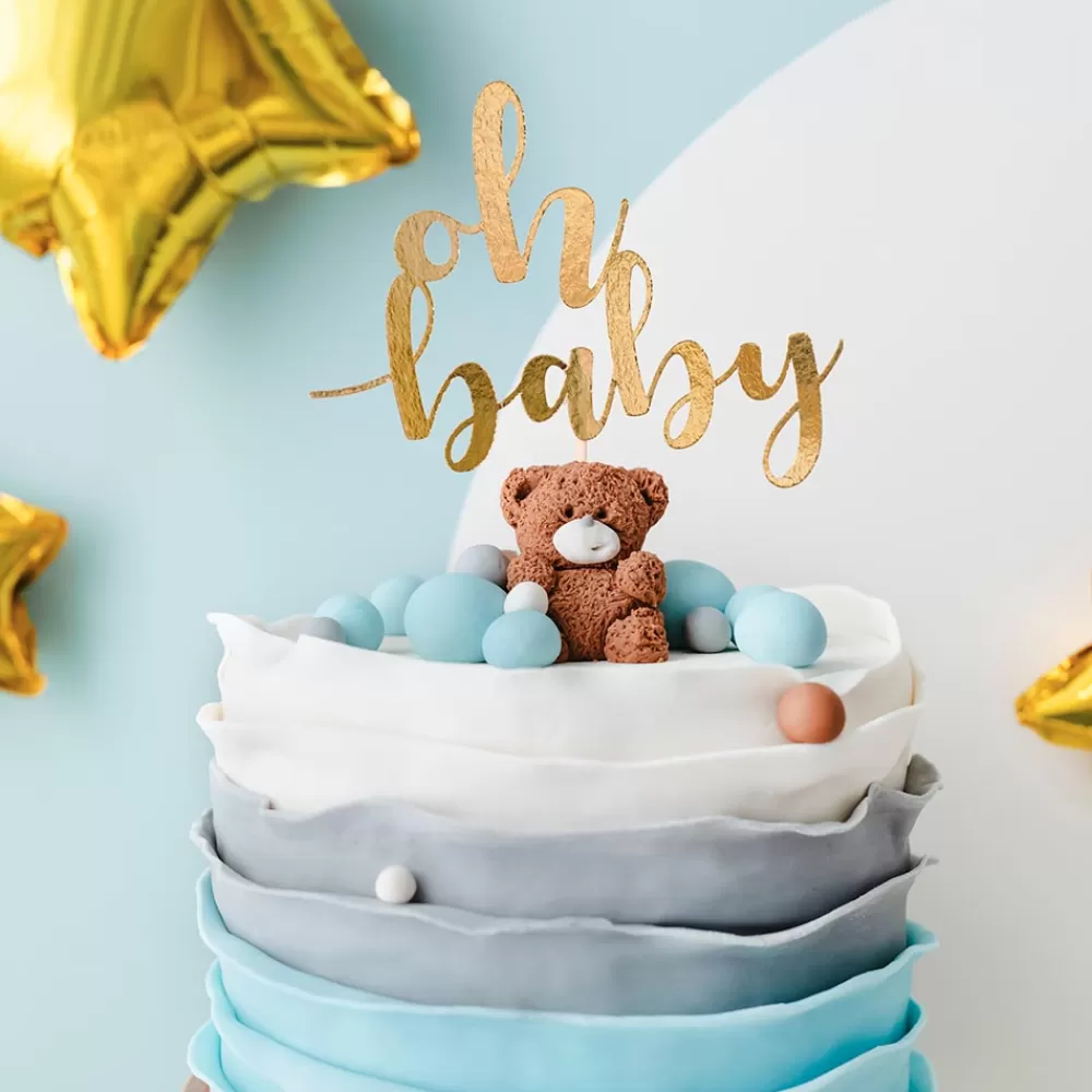 Party Deco Topper Oh Baby Dore