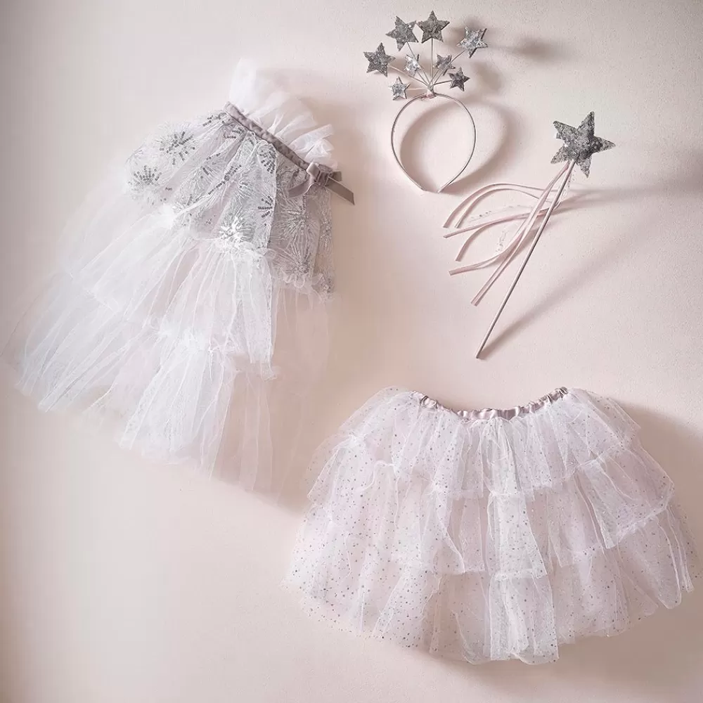 Ginger Ray Tutu En Tulle Blanc Et Argent>Enfant Déguisements